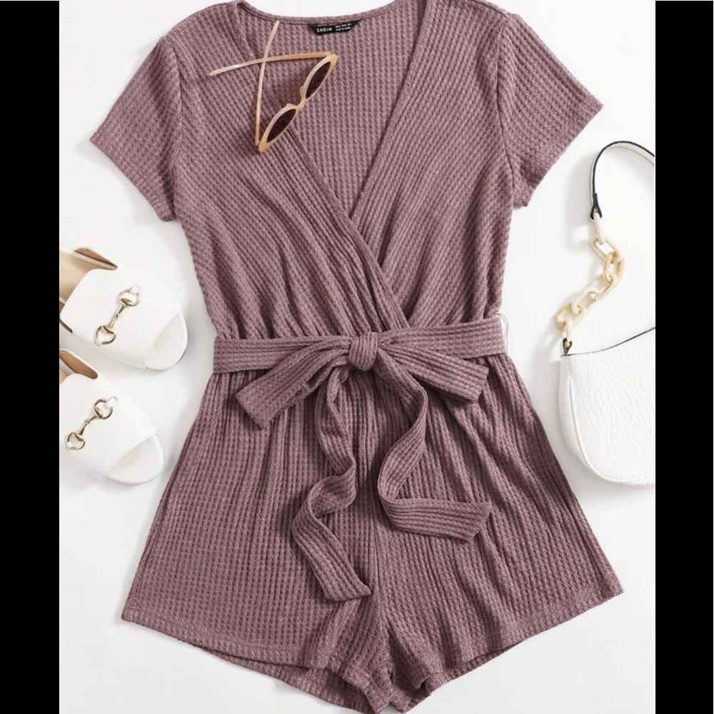 Waffle Knit Romper